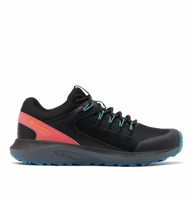 Columbia Women's Trailstorm Waterproof Shoes in Black / Bright Marigold
